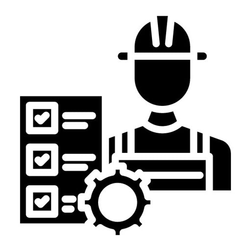 Production Planning Glyph Icon | Operations Management