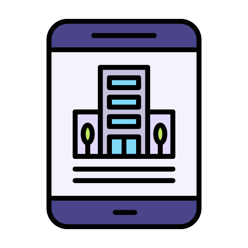 Hotel Booking Filled Icon