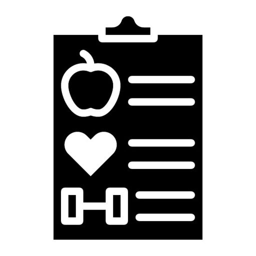 Wellness Program Glyph Icon
