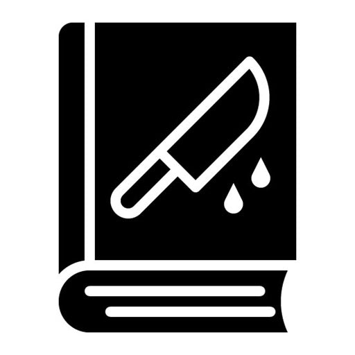 Thriller Glyph Icon | Movie Genres