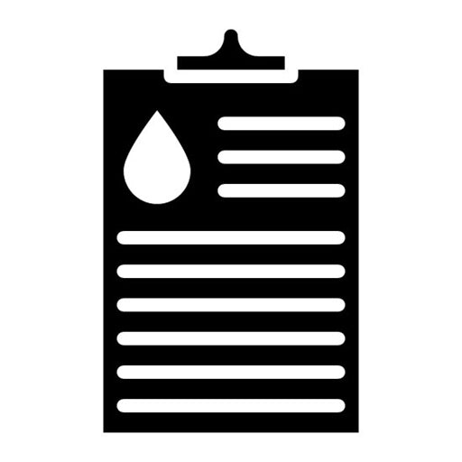 Water Policy Glyph Icon