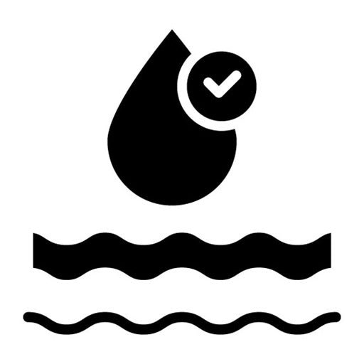 Water Quality Glyph Icon | Water Treatment