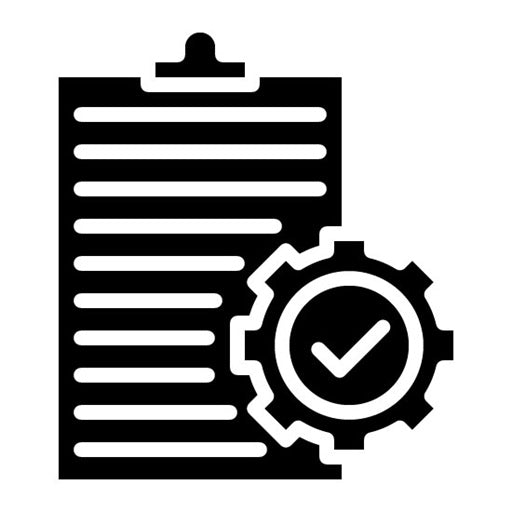 Quality Control Glyph Icon