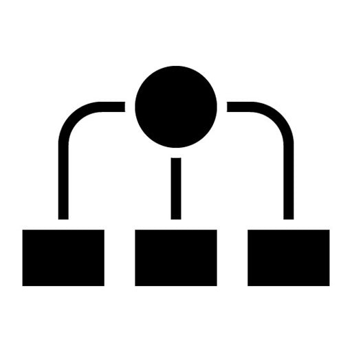 Support Structures Glyph Icon | Additive Maufacturing