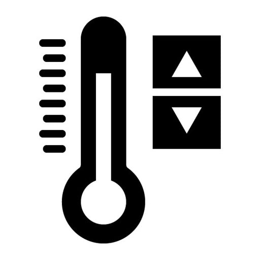 Temperature Control Glyph Icon