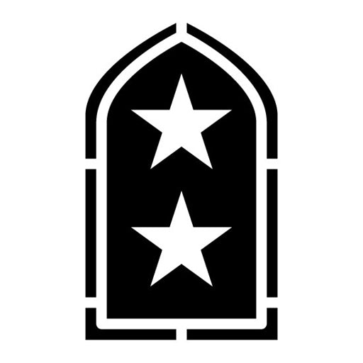 Mosque Window Glyph Icon