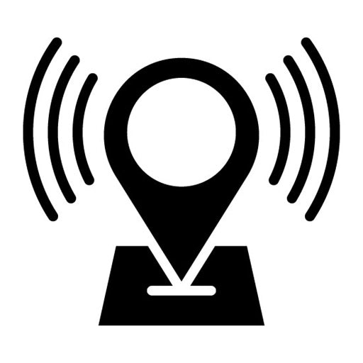 GPS Sensor Glyph Icon