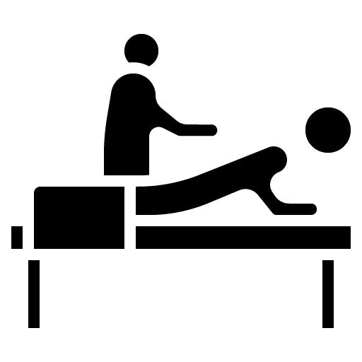 Massage Glyph Icon | Physical Wellbeing