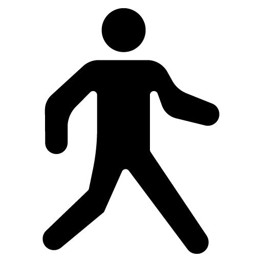 Walking Glyph Icon