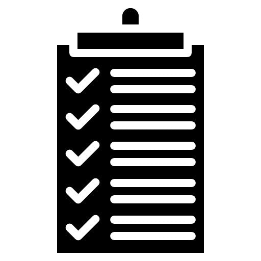 Checklist Glyph Icon | Business Onboarding