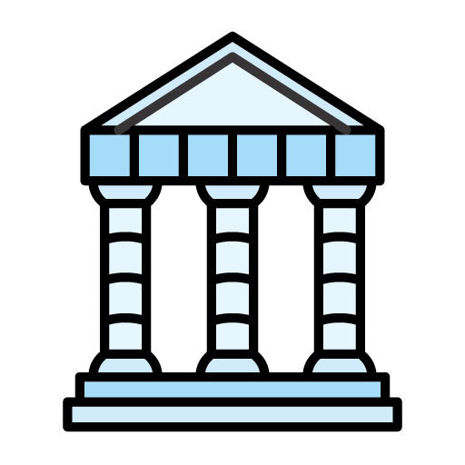 Greek Temple Filled Icon