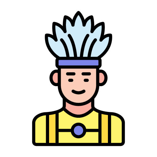 Native Indian Filled Icon