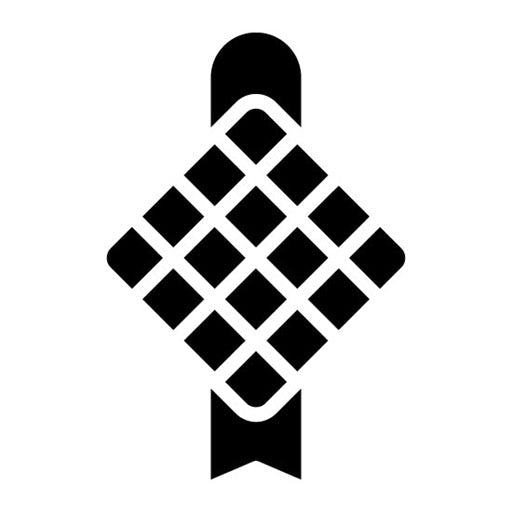Ketupat Glyph Icon