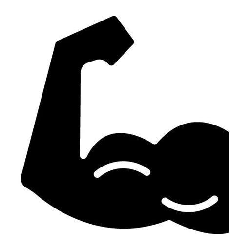 Muscle Glyph Icon