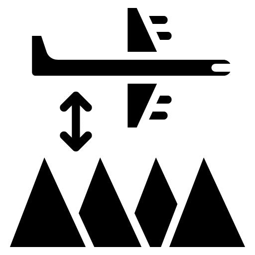Altitude Glyph Icon