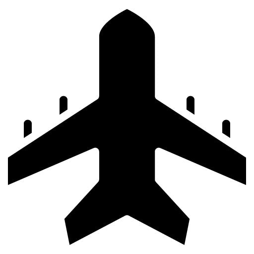 Jet Glyph Icon