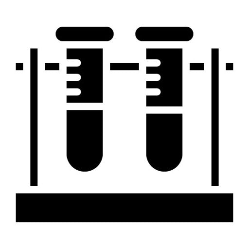 Test Tube Glyph Icon | Virtual Lab