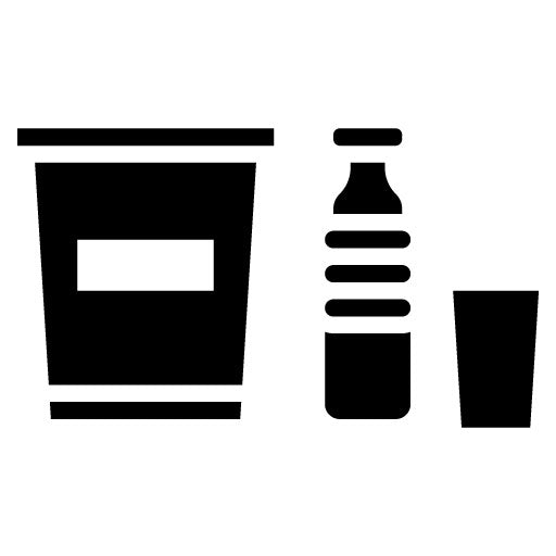 Plastic Glyph Icon | Raw Metrial