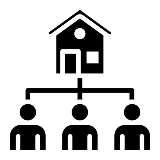 Inheritance Glyph Icon