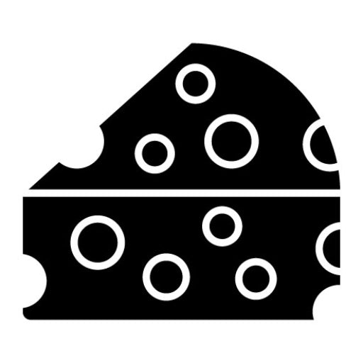 Cheese Glyph Icon