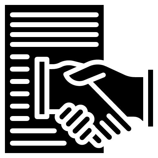 Agreement Glyph Icon | Compilance and Regulation