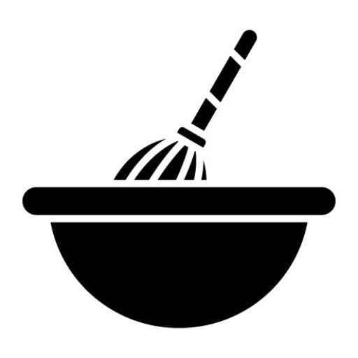 Mixing Egg Glyph Icon