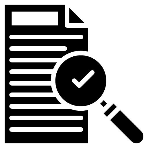 Compliance Review Glyph Icon