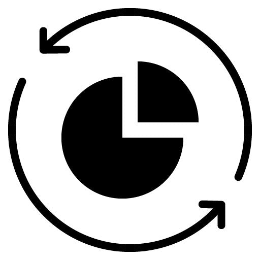 Market Size Glyph Icon