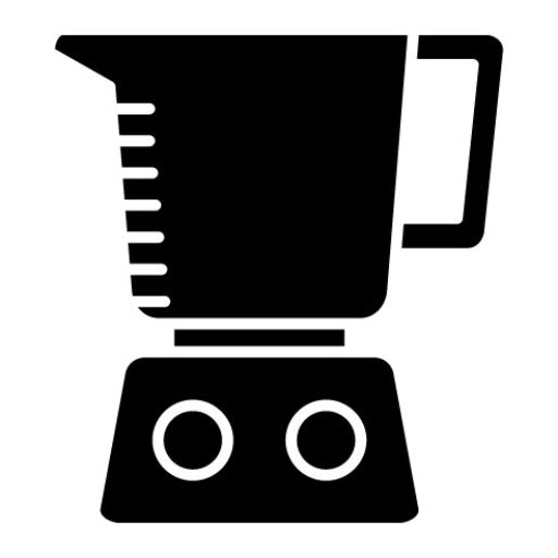 Mixer Blender Glyph Icon