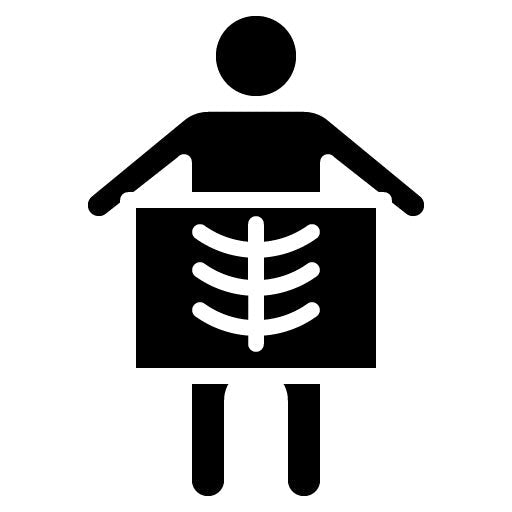 X Ray Glyph Icon | Medical Tests