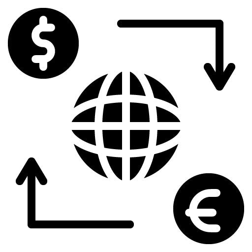 Trade Glyph Icon | International Relations