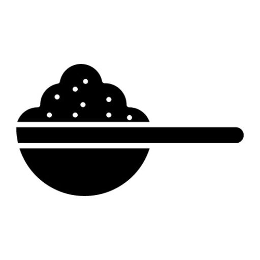 Measuring Spoons Glyph Icon