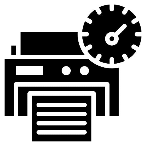 Print Speed Glyph Icon