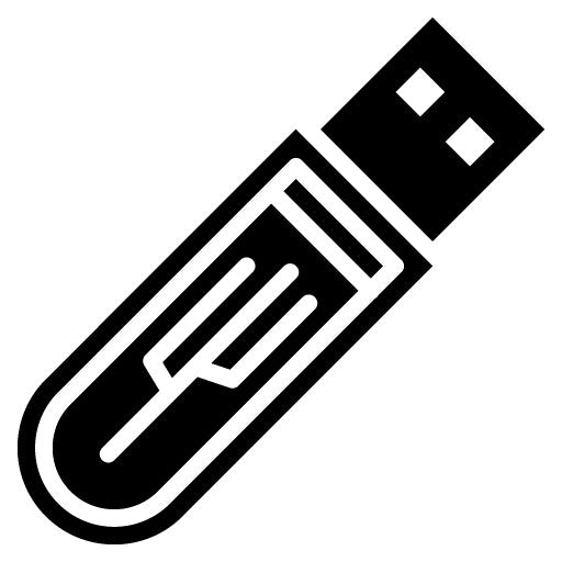 USB Glyph Icon