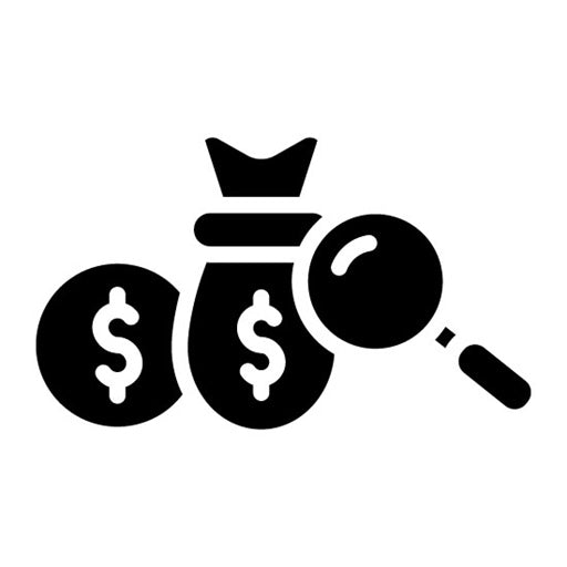 Asset Inspection Glyph Icon