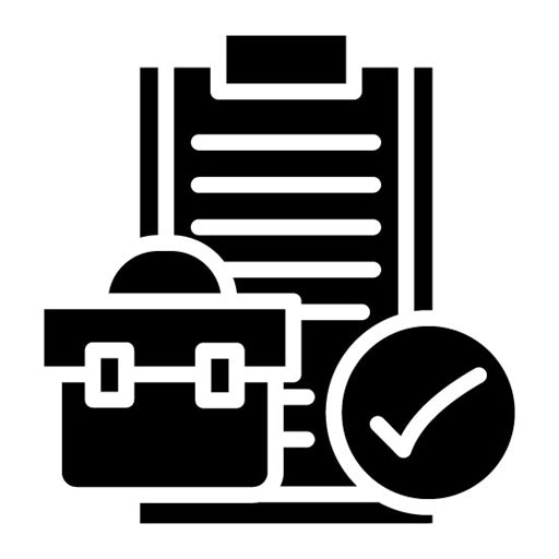 Business Process Audit Glyph Icon
