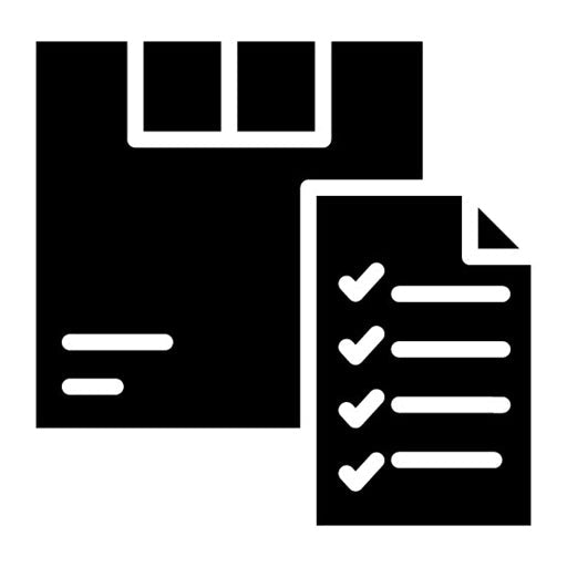 Inventory Audit Glyph Icon