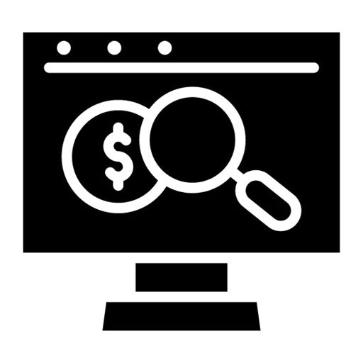Transaction Monitoring Glyph Icon
