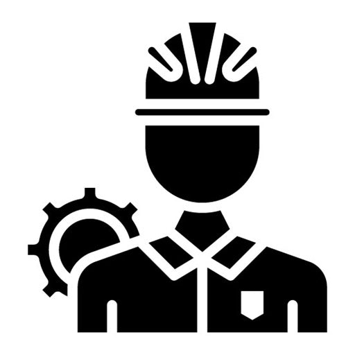 Engineer Glyph Icon