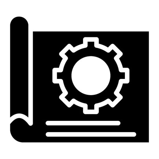 Technical Draft Glyph Icon