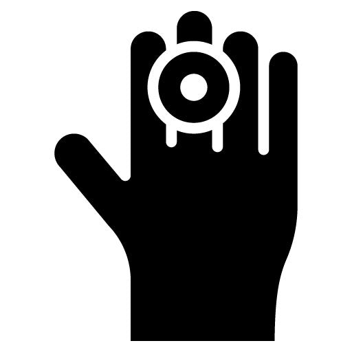 Finger Pain Glyph Icon