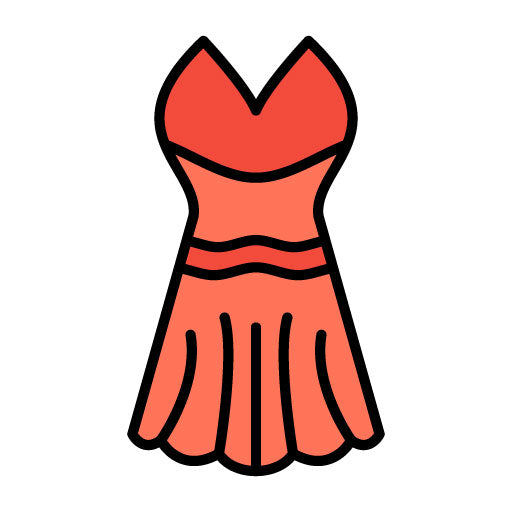 Cocktail Dress Filled Icon