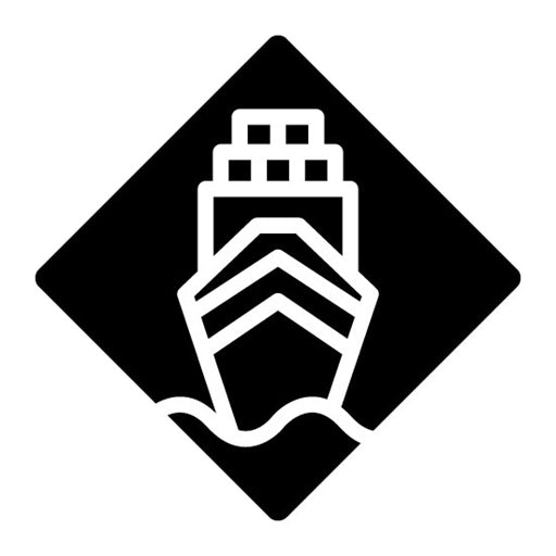 Cruise Terminal Glyph Icon
