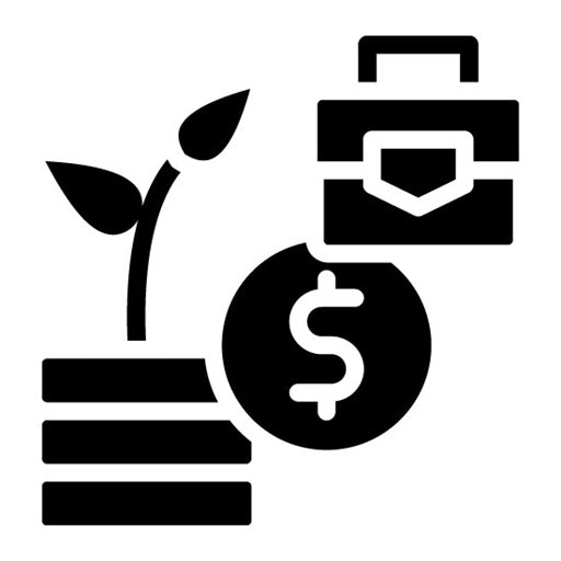 Investment Portfolio Glyph Icon