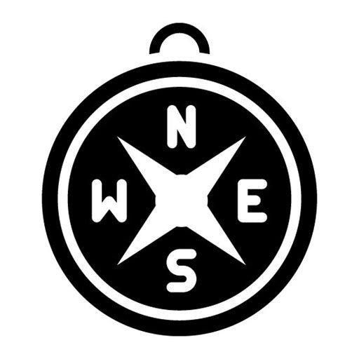 Compass Glyph Icon | Mining And Crafting