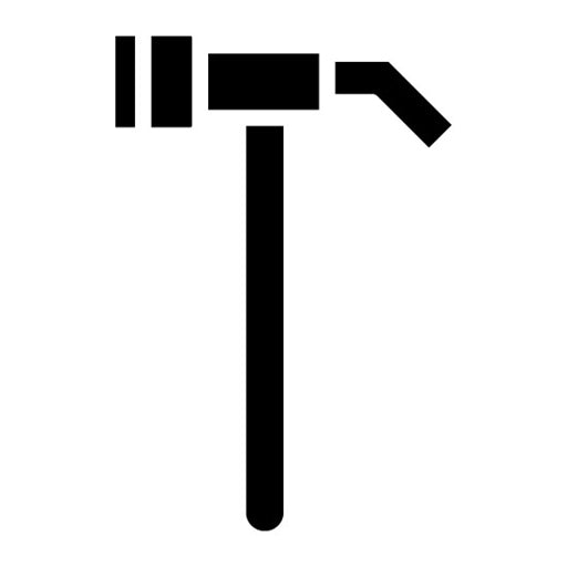 Hammer Glyph Icon | Mining And Crafting