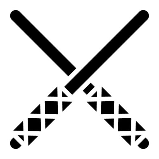 Wooden Sword Glyph Icon