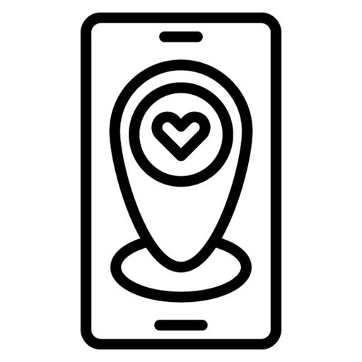 GPS Love Icon