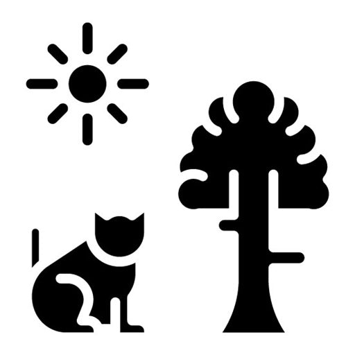 Nature Reserve Glyph Icon | Eco Development