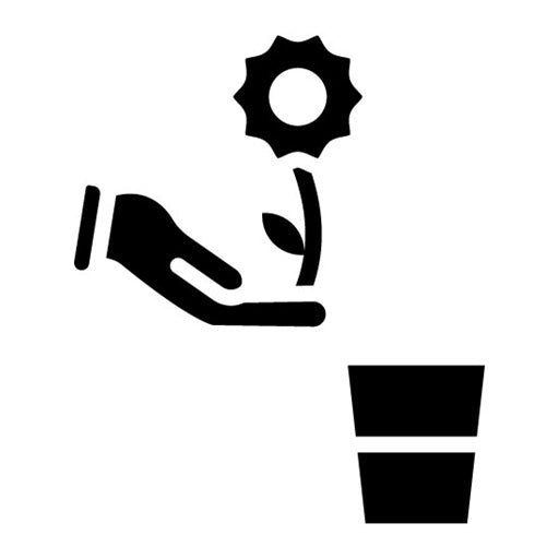 Tree Planting Glyph Icon